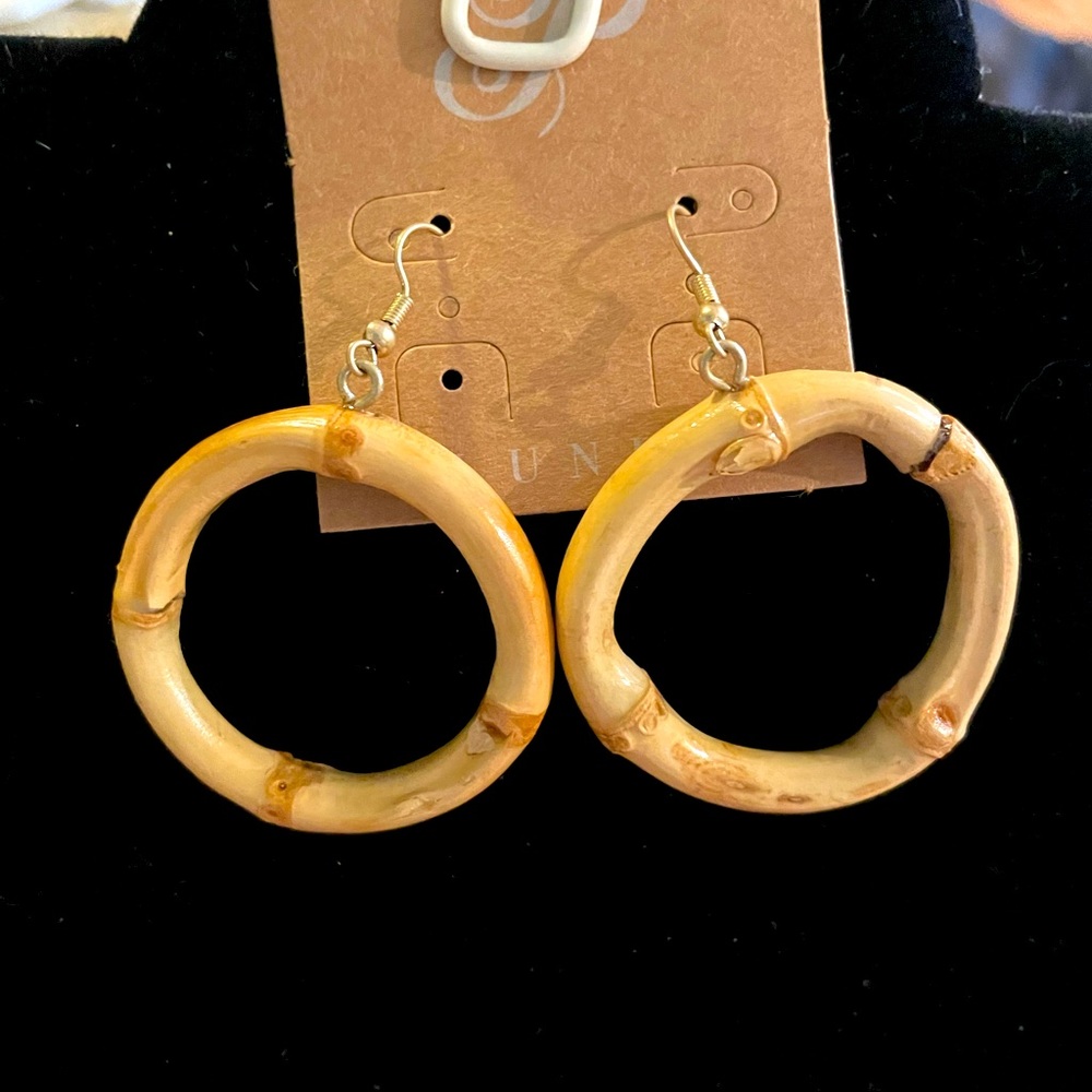 Plunder vintage bamboo earrings